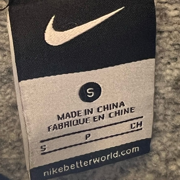 Nike Heather Grey Hoodie Sweatshirt Size Small Women’s - Picture 3 of 3